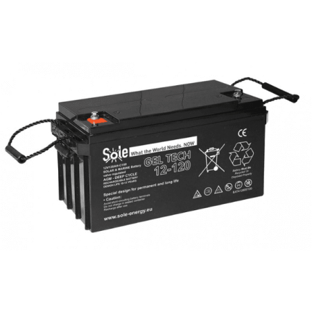 SOLE 120 Ah GEL TECH akumulator