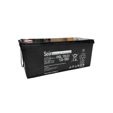 SOLE 180 Ah GEL TECH akumulator