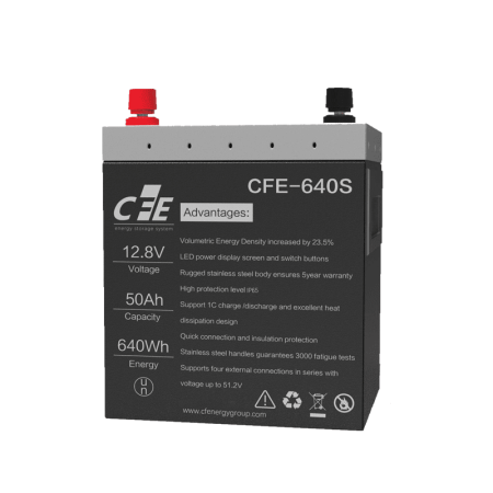 CFE LiFePo4 litij-ionska baterija 12.8V 50 Ah