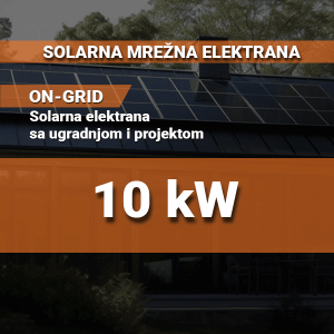 On-grid (mrežna) solarna elektrana 10 kW – trofazna